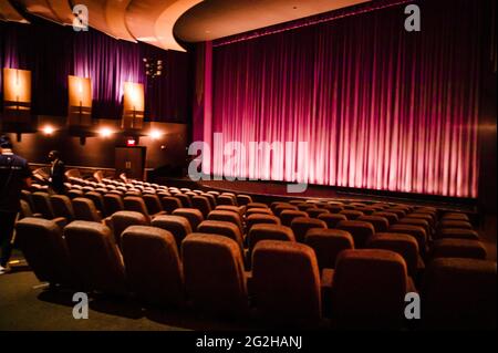 Tour degli studi all'interno dei Paramount Studios, Los Angeles, California, USA Foto Stock