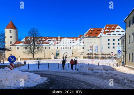 Freiberg: Castello di Freudenstein Foto Stock