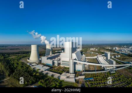 L'enorme magazzino di potenza BigBatt è stato progettato per la centrale elettrica Schwarze Pump Foto Stock