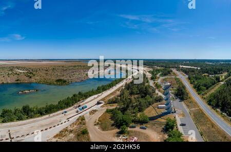 Futuro quartiere del porto di Cottbus sul Mar Baltico Cottbus Foto Stock