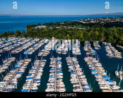 Centro di sport acquatici Kressbronn sul Lago di Costanza Foto Stock