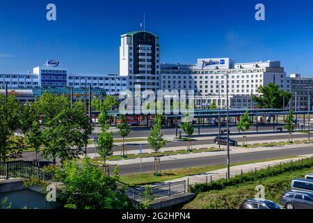 Cottbus: Nuovo centro di trasporto nel sud del Brandeburgo Foto Stock