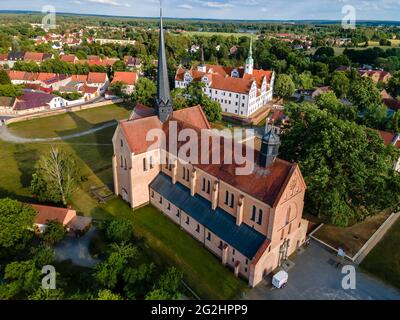 Castello rinascimentale e monastero Doberlug Kirchhain Foto Stock