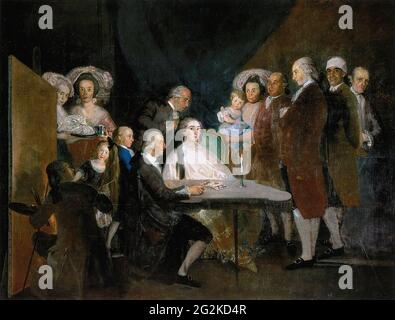 Francisco De Goya - Famiglia Infante Don Luis 1783 Foto Stock