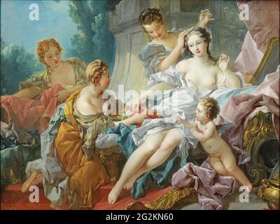 François Boucher - il gabinetto di Venere Foto Stock