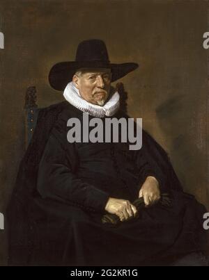 Frans Hals - Ritratto di un uomo anziano tradizionalmente chiamato Heer Bodolphe Foto Stock