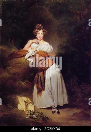 Franz Xaver Winterhalter (1805-1873) - Sophie Guillemette Grand Duchessa Baden 1831 Foto Stock