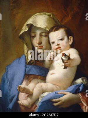 Giovanni Battista Tiepolo - Madonna del Goldfinch Foto Stock