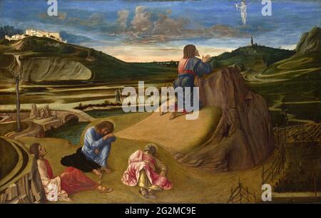 Giovanni Bellini - l'agonia nel Giardino Foto Stock