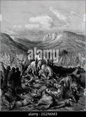 Gustave Doré - morte gloriosa Jacques De Maille Tempio Maresciallo 1877 Foto Stock