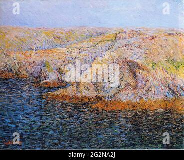 Gustave Loiseau (1865-1935) - Fiume ghiaccio Oise 1905 Foto Stock