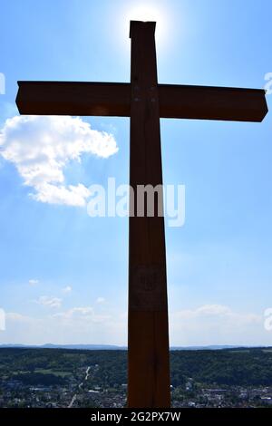 Friedenskreuz, Erpel sul Reno Foto Stock