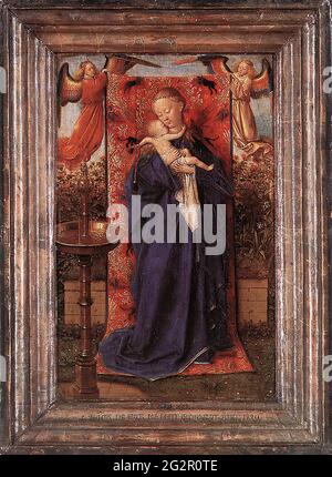 Jan Van Eyck - Madonna Bambino alla Fontana 1439 Foto Stock