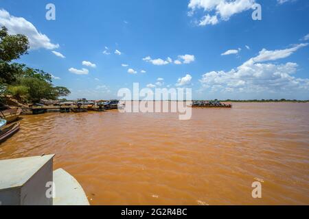 Unterwegs nach tsingy de bemaraha Foto Stock