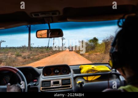 Unterwegs nach tsingy de bemaraha Foto Stock