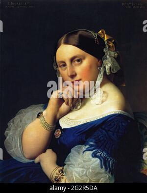 Jean-Auguste-Dominique Ingres - Delphine Ramel Madame Ingres 1859 Foto Stock