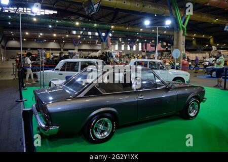 Sedile 124 sport. Retro Malaga 2021, Andalusia, Spagna. Foto Stock