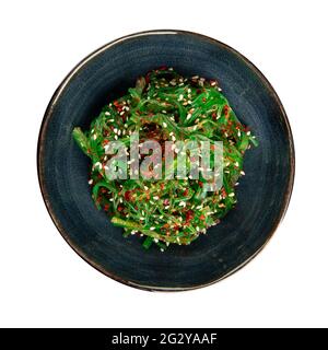 Insalata di chuka wakame alle alghe giapponesi isolata Foto Stock