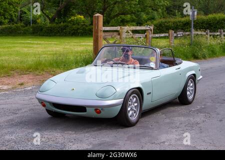 1962 60s Lotus Elan al 58th Annual Manchester to Blackpool Vintage & Classic Car Run l’evento è un “Touring Assembly” Foto Stock