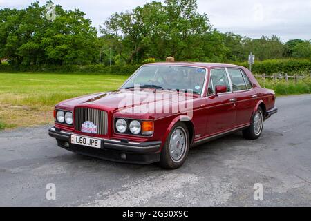 A Red benzina Bentley Brooklands Auto Annual Manchester to Blackpool Vintage & Classic Car Run l'evento è un ‘Touring Assembly’ Foto Stock