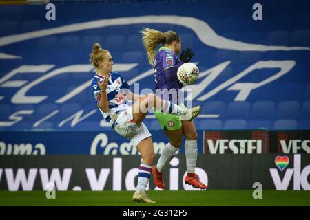 Reading, Inghilterra 06 dicembre 2020. Barclays fa Womens Super League match tra le donne di lettura e le donne di Bristol City. Foto Stock