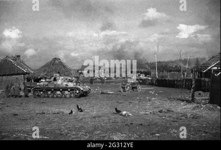 Wehrmacht Heer Panzerkampfwagen IV PzKpfw IV Panzer IV Ausf. D - Esercito tedesco Panzerkampfwagen / serbatoio medio IV Mark / Mk D Foto Stock