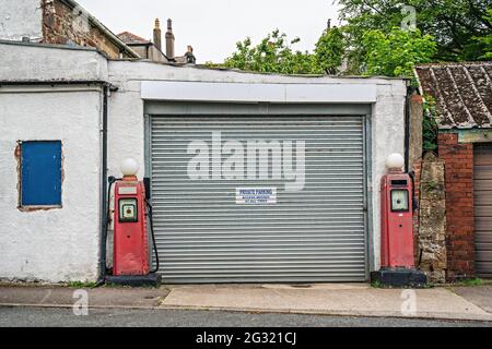 Pompa a benzina Vintage Avery Hardoll 101s Foto Stock