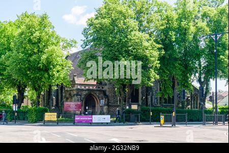 Emmanuel Parish Church, Church of England Church, Romford Road, Newham, Londra Foto Stock