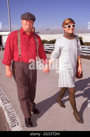 Ned Beatty e Dorothy Lindsey Circa 1990's Credit: Ralph Dominguez/MediaPunch Foto Stock