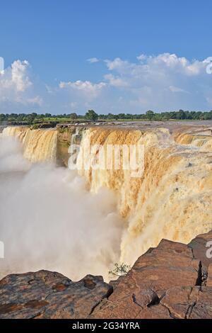 Cascate di Chitrakote, Chattishgarh, India Foto Stock