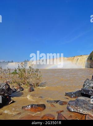 Cascate di Chitrakote, Chattishgarh, India Foto Stock