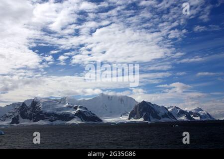 Paesaggio in Marguerite Bay, Antartide Foto Stock