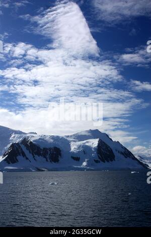 Paesaggio in Marguerite Bay, Antartide Foto Stock