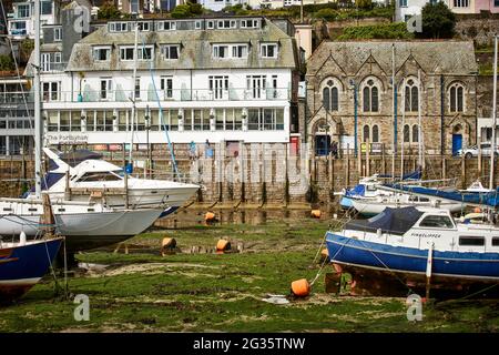 PORTO di pesca DELLA CORNOVAGLIA Looe in Cornovaglia foto Looe Harbour Foto Stock