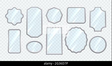 Cornici argentate vergini metallizzate Illustrazione Vettoriale
