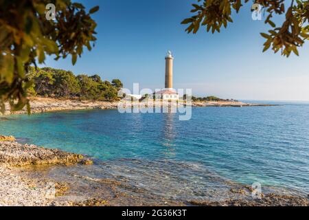 Faro di Veli Rat Foto Stock