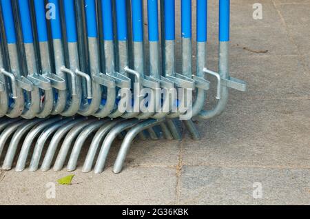 Guardie di sicurezza sulla strada Foto Stock