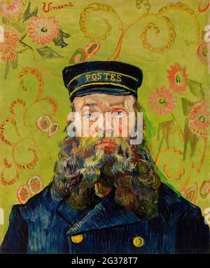 Il postino (Joseph Roulin) (1888) di Vincent Van Gogh. Foto Stock