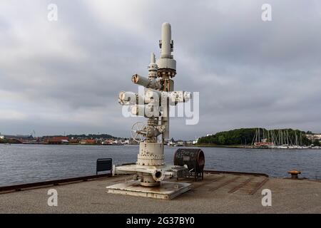 Le pipline sono state presentate al Norwegian Petroleum Museum di Stavanger, Norvegia Foto Stock