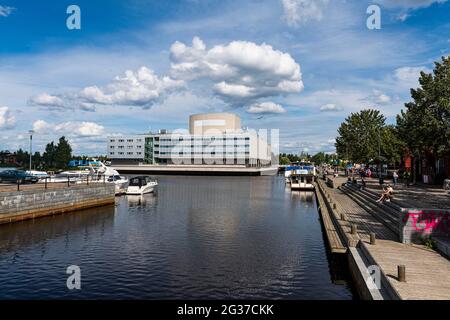 Teatro cittadino di Oulu, Oulu, Finlandia Foto Stock