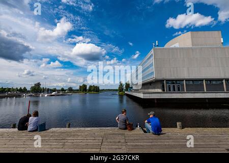 Teatro cittadino di Oulu, Oulu, Finlandia Foto Stock