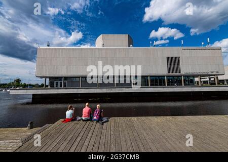 Teatro cittadino di Oulu, Oulu, Finlandia Foto Stock