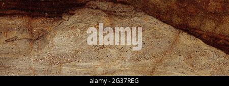 Fondo in marmo marrone, piastrelle in marmo breccia naturale per pareti e pavimenti in ceramica, Emperador premium italiano pietra granito lucido ceramica Foto Stock