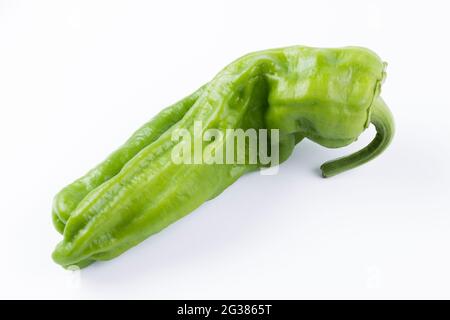 Il peperone, noto anche come peperone dolce, pepe o capsicum, è il frutto di piante del gruppo cultivar di Grossum della specie Capsicum annuum. Foto Stock