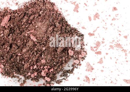 Ombreggiatura degli occhi brillante. Ombreggiatura oculare multicolore. Macro. Foto Stock