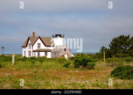Stage Harbour Light House Chatham ma Foto Stock