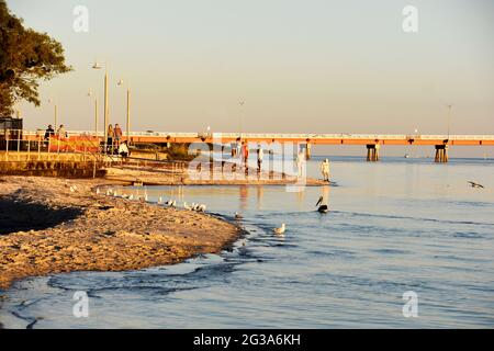 ATMOSFERA SERENA CON ACQUA CRISTALLINA Foto Stock