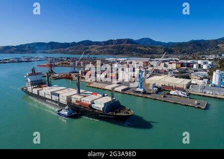 Porto di Nelson, Nuova Zelanda Foto Stock