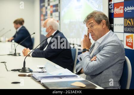 Il manager di Gent, Michel Louwagie, ha ritratto durante una conferenza stampa della squadra di calcio della prima divisione della Jupiler Pro League KAA Gent prima della nuova stagione 20 Foto Stock