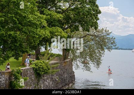 Lindau am Bodensee, Baviera, Germania Foto Stock